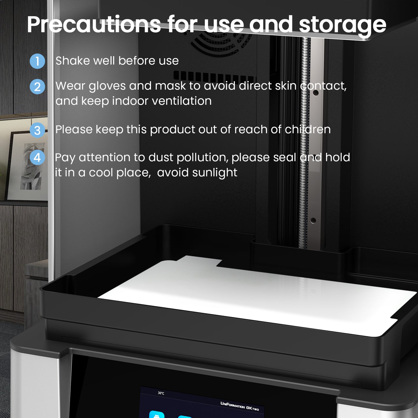 Uniformation PLA Plant-Based Resin(X10 White)