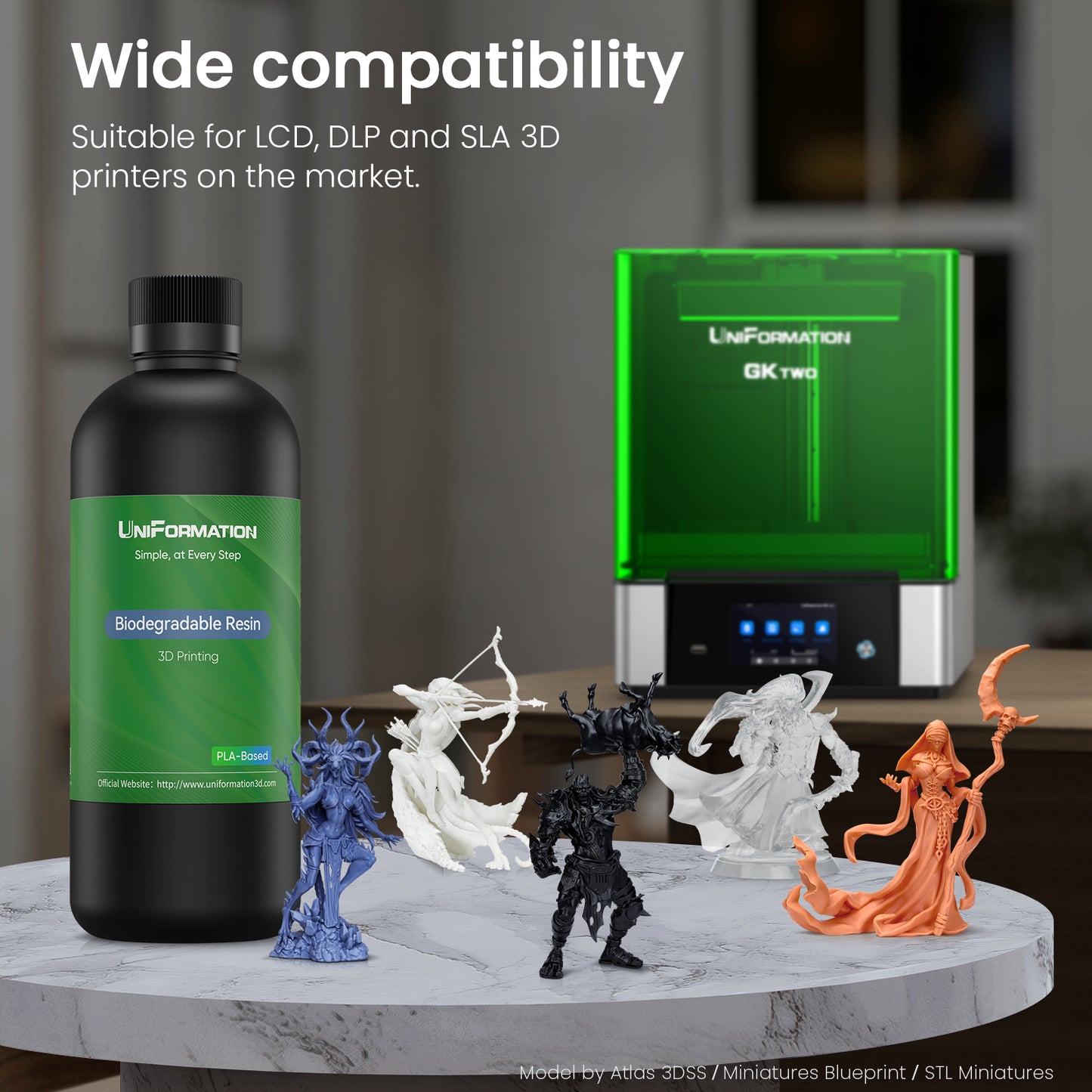 Uniformation PLA Plant-Based Resin(X13 Grey)